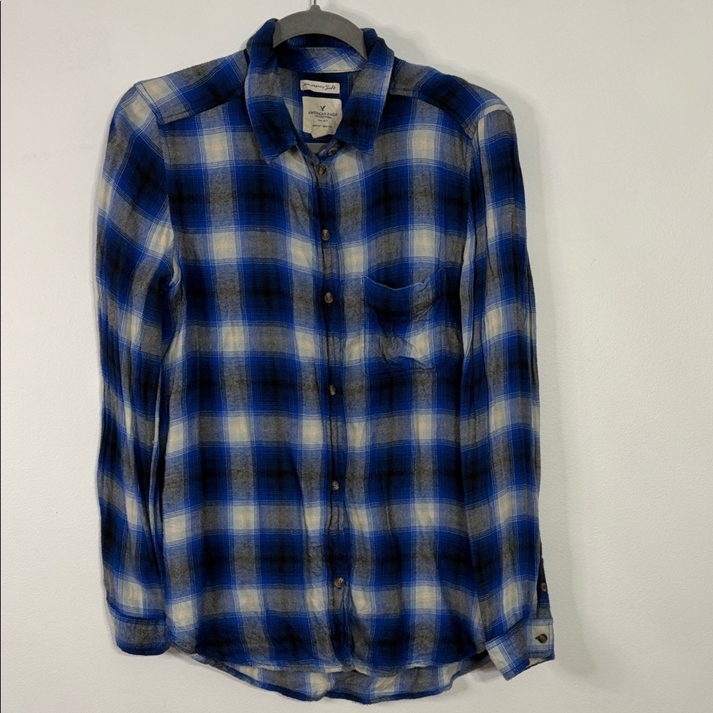 NWOT American Eagle Boyfriend Amazingly Soft Flannel
